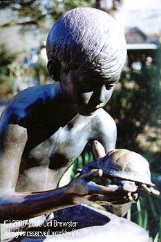 Boy with Turtle Sculpture Garden